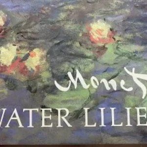 Monet Water Lilies Beaux Arts Edition 1988 DJ hardcover Coffee Table Art book